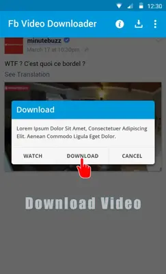 FBDown Facebook Video Downloader android App screenshot 2