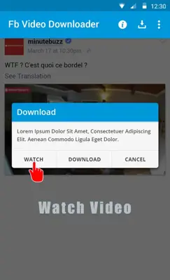 FBDown Facebook Video Downloader android App screenshot 5